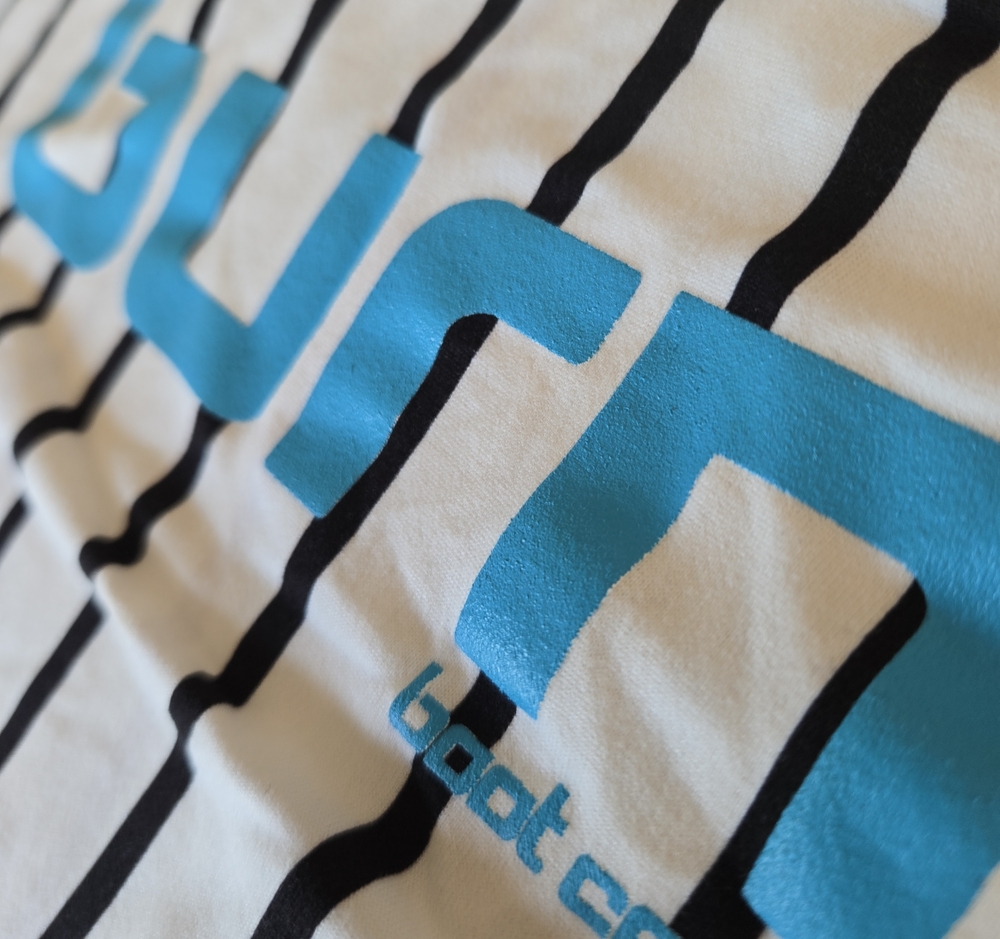 Burn Boot Camp White Striped Logo Tank Top 2